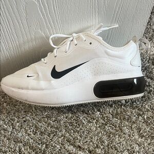 Nike White and Black Athletic Shoes